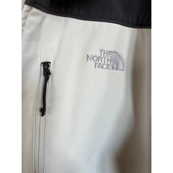 The North Face fleece lined, full zip jacket,  Charcoal & cream, men's size XXL - Picture 2 of 12
